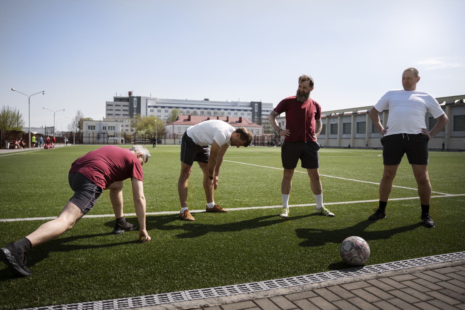 ESC 3 bij de warming-up